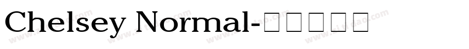Chelsey Normal字体转换